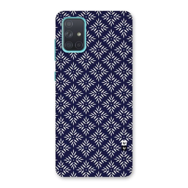 White Petals Pattern Back Case for Galaxy A71