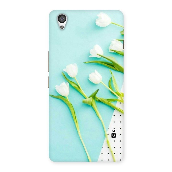 White Tulips Back Case for OnePlus X