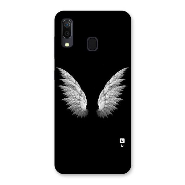 White Wings Back Case for Galaxy A30