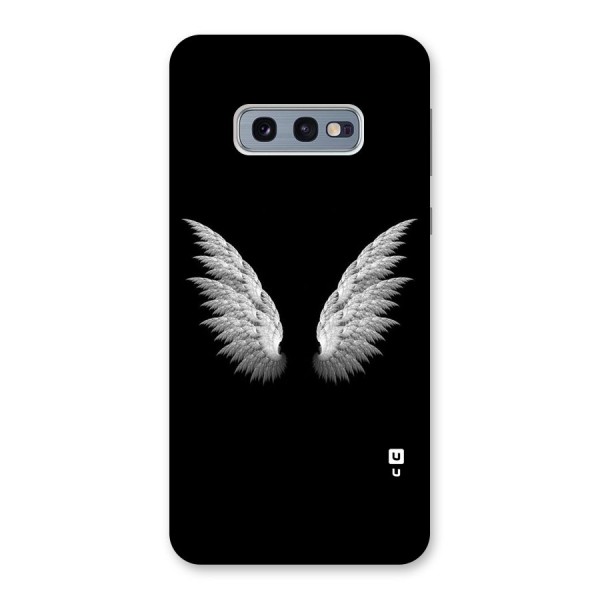 White Wings Back Case for Galaxy S10e