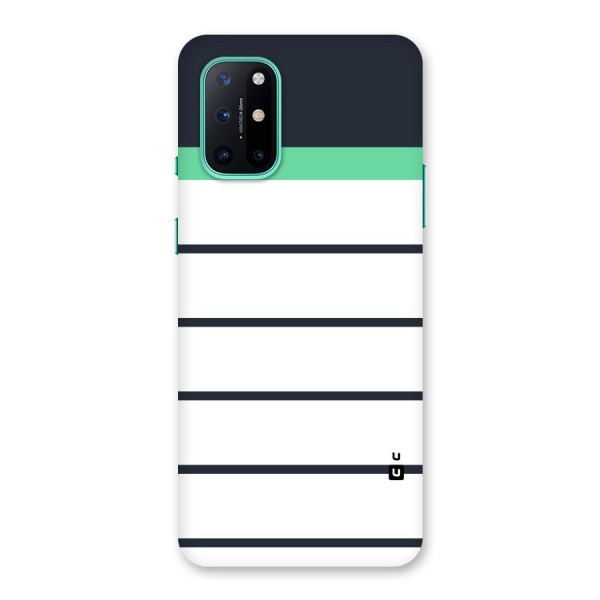 White and Simple Stripes Back Case for OnePlus 8T