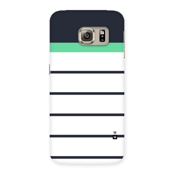 White and Simple Stripes Back Case for Samsung Galaxy S6 Edge Plus