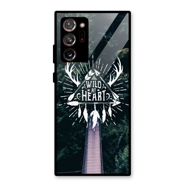 Wild Heart Glass Back Case for Galaxy Note 20 Ultra