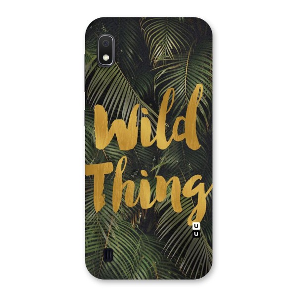 Wild Leaf Thing Back Case for Galaxy A10