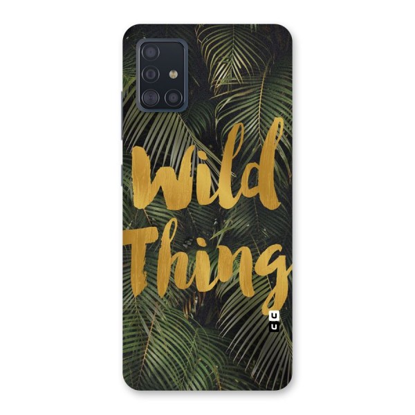 Wild Leaf Thing Back Case for Galaxy A51