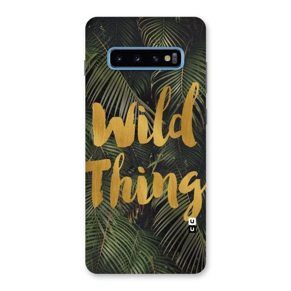 Wild Leaf Thing Back Case for Galaxy S10 Plus
