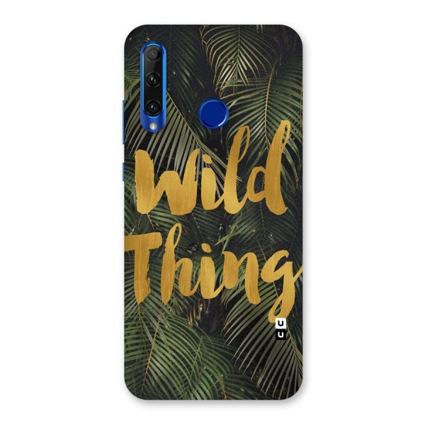 Wild Leaf Thing Back Case for Honor 20i