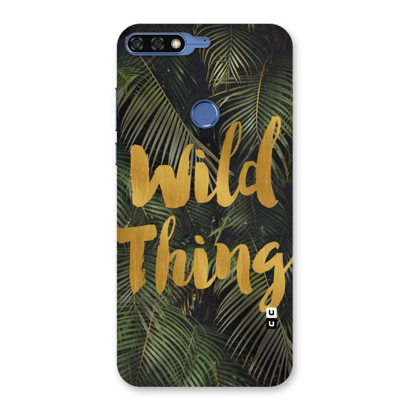Wild Leaf Thing Back Case for Honor 7C