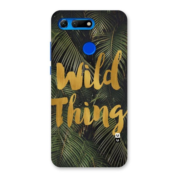 Wild Leaf Thing Back Case for Honor View 20