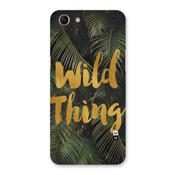 Wild Leaf Thing Back Case for Oppo A83 (2018)