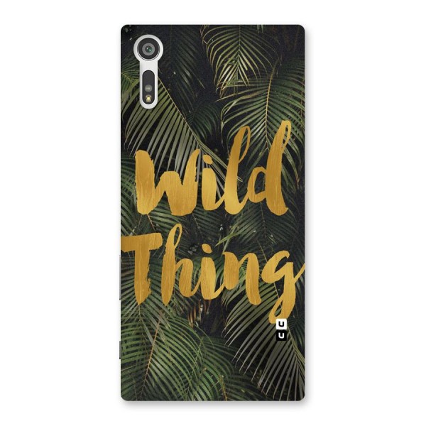 Wild Leaf Thing Back Case for Xperia XZ