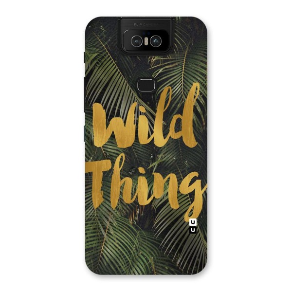 Wild Leaf Thing Back Case for Zenfone 6z