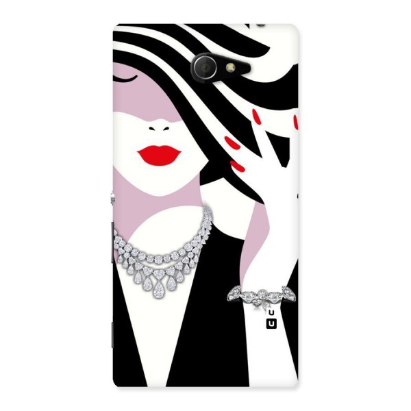 Women Beauty Back Case for Sony Xperia M2