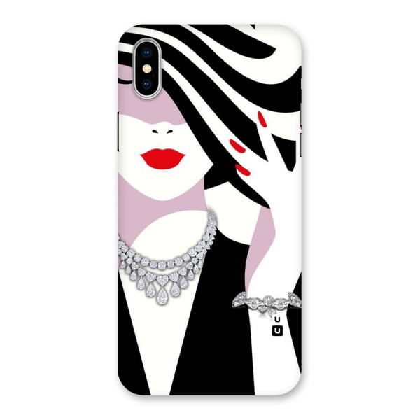 Women Beauty Back Case for iPhone XS