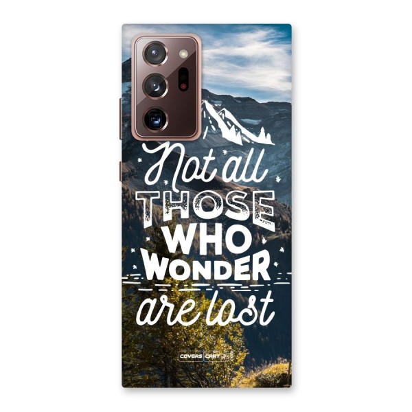 Wonder Lost Back Case for Galaxy Note 20 Ultra