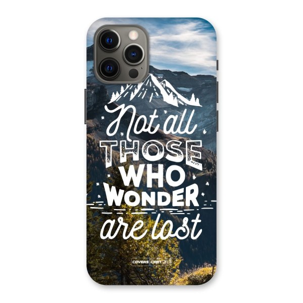 Wonder Lost Back Case for iPhone 12 Pro Max