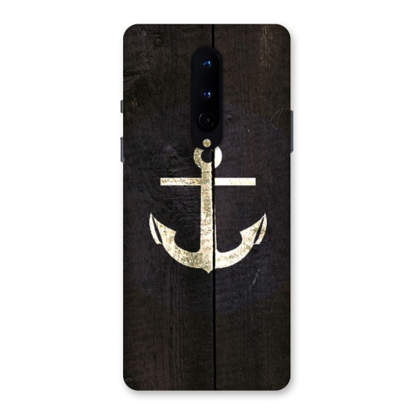 Wood Anchor Back Case for OnePlus 8