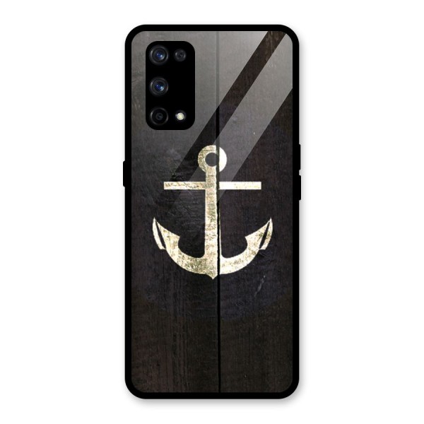 Wood Anchor Glass Back Case for Realme X7 Pro