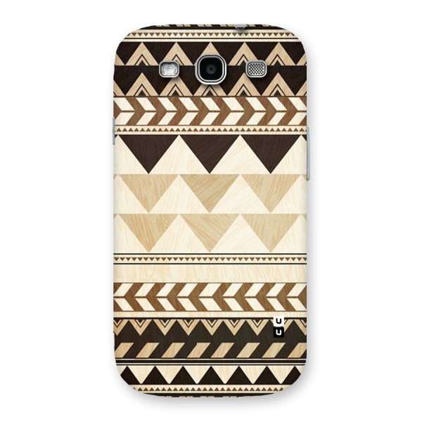 Wooden Printed Chevron Back Case for Galaxy S3 Neo