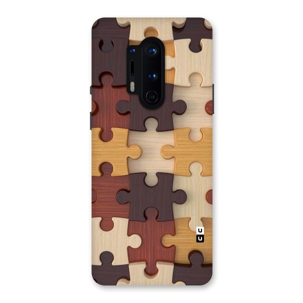 Wooden Puzzle (Printed) Back Case for OnePlus 8 Pro