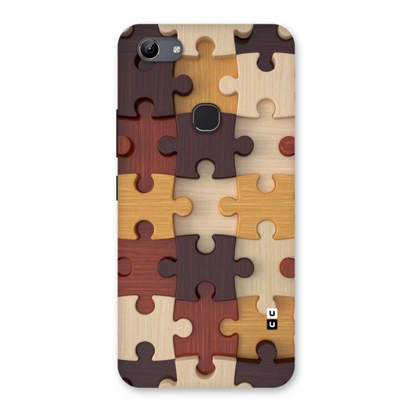 Wooden Puzzle (Printed) Back Case for Vivo Y81
