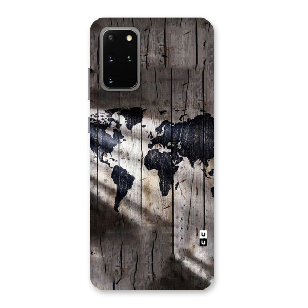 World Map Wood Design Back Case for Galaxy S20 Plus