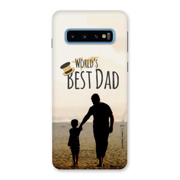 Worlds Best Dad Back Case for Galaxy S10