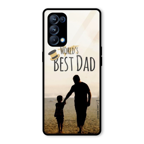 Worlds Best Dad Glass Back Case for Oppo Reno5 Pro 5G