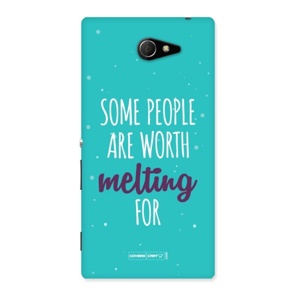 Worth Melting For Back Case for Sony Xperia M2