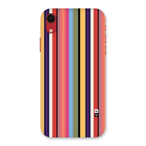 Wrapping Stripes Back Case for iPhone XR