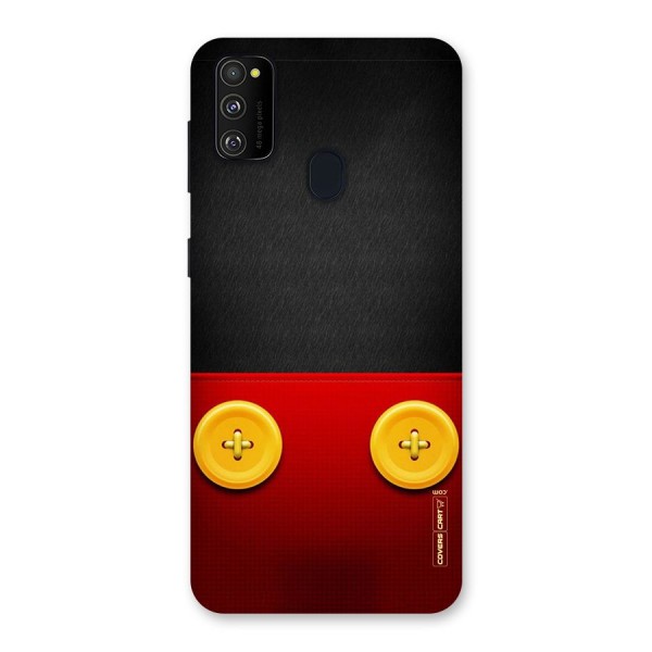 Yellow Button Back Case for Galaxy M30s