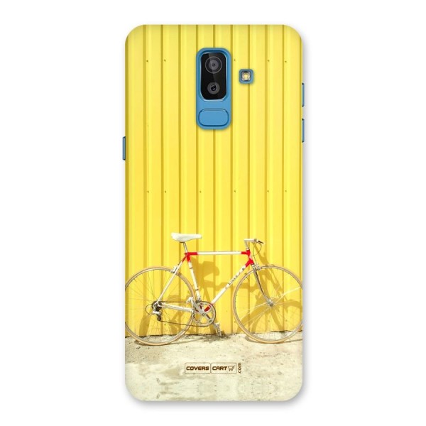 Yellow Cycle Classic Back Case for Galaxy J8