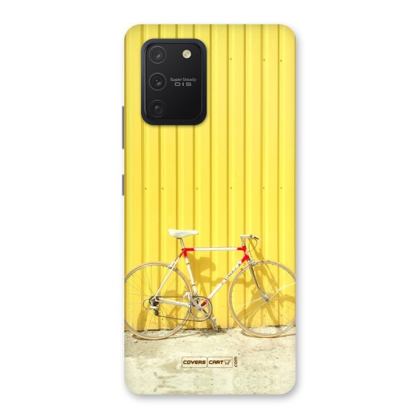 Yellow Cycle Classic Back Case for Galaxy S10 Lite