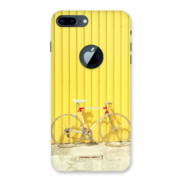 Yellow Cycle Classic Back Case for iPhone 7 Plus Logo Cut