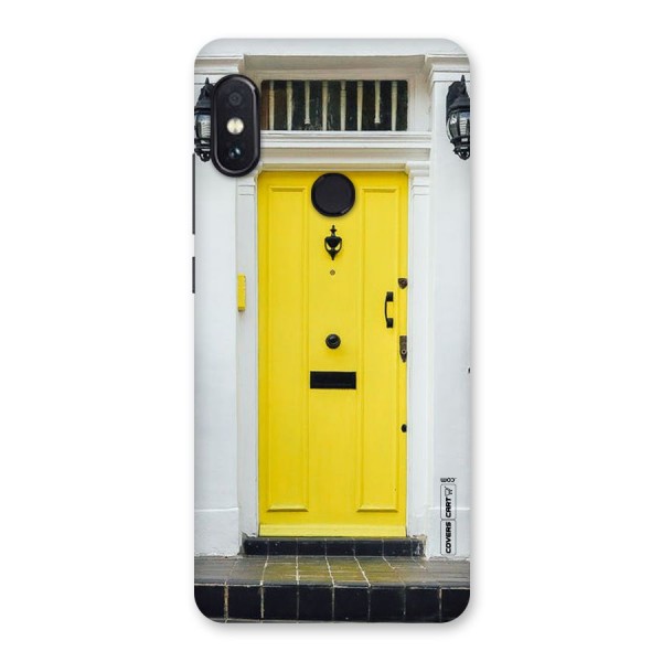 Yellow Door Back Case for Redmi Note 5 Pro