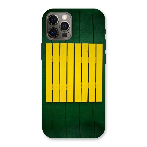 Yellow Fence Back Case for iPhone 12 Pro