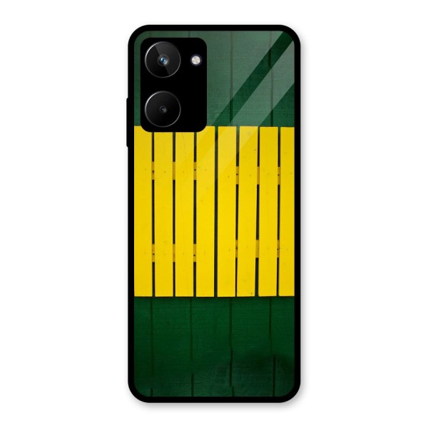 Yellow Fence Glass Back Case for Realme 10