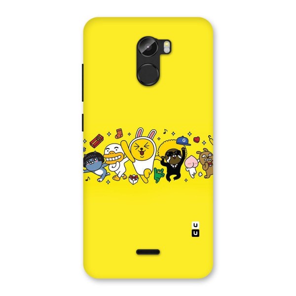 Yellow Friends Back Case for Gionee X1