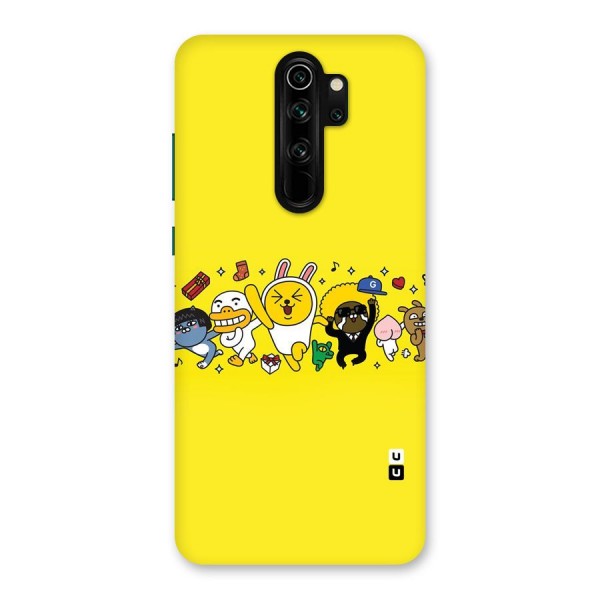 Yellow Friends Back Case for Redmi Note 8 Pro