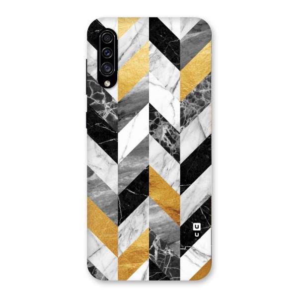 Yellow Grey Marble Back Case for Galaxy A30s