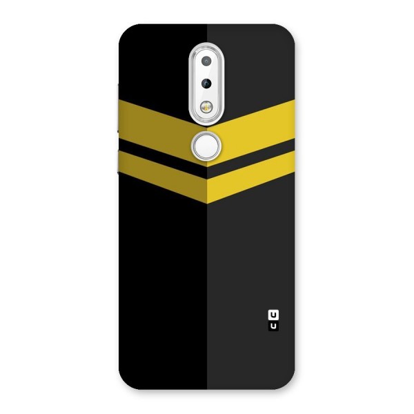 Yellow Lines Back Case for Nokia 6.1 Plus