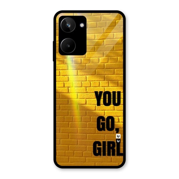 You Go Girl Wall Glass Back Case for Realme 10