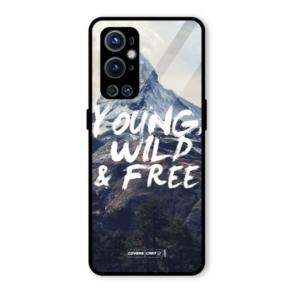 Young Wild and Free Glass Back Case for OnePlus 9 Pro