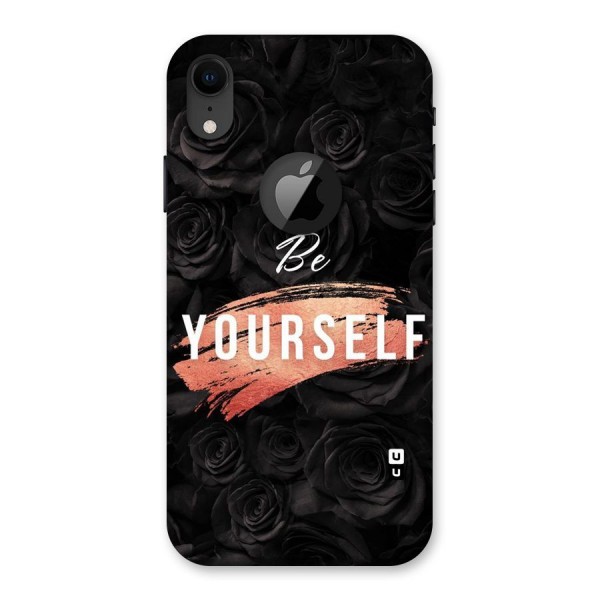Yourself Shade Back Case for iPhone XR Logo Cut