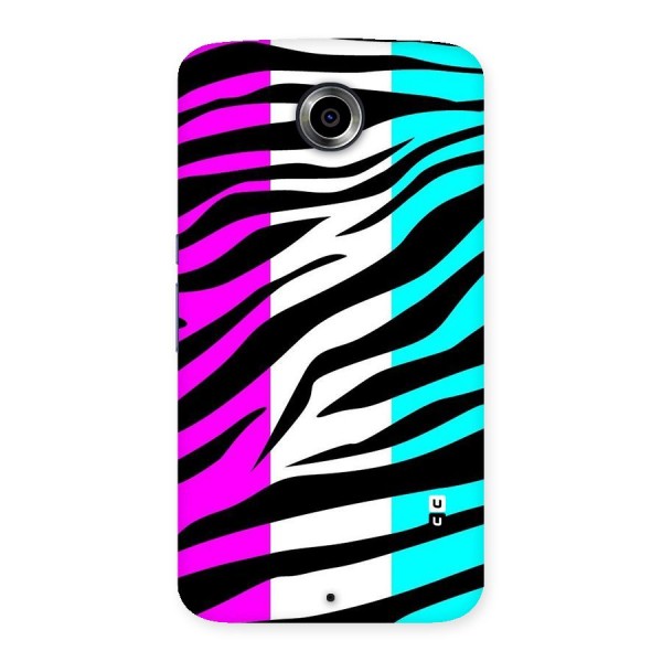 Zebra Texture Back Case for Nexsus 6