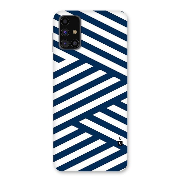 Zip Zap Pattern Back Case for Galaxy M31s