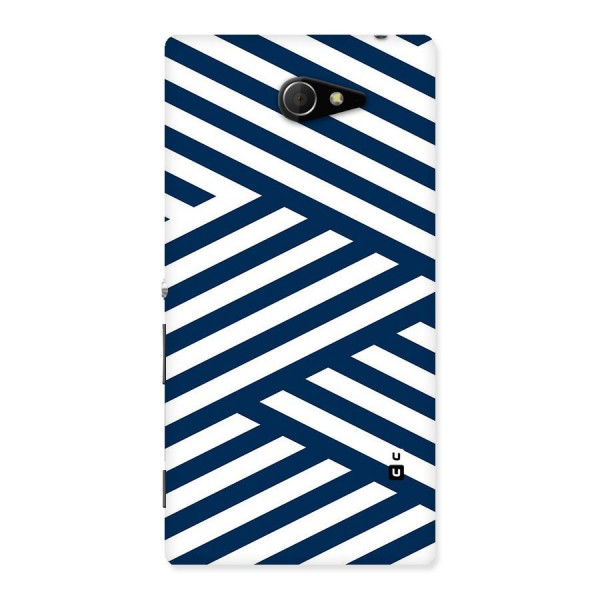 Zip Zap Pattern Back Case for Sony Xperia M2