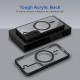 Black Clear Transparent Magsafe Back Case for Galaxy S22 5G