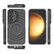 Matte Black - TitanShield Wave Silicone Magsafe Back Case for Galaxy S25