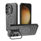 Matte Black - TitanShield Wave Silicone Magsafe Back Case for Galaxy S25